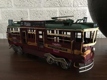 City circle tram Melbourne, geheel handgemaakt uit metaal, geweldig mooi!